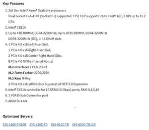 MBD-X12DDW-A6 เมนบอร์ดเซิร์ฟเวอร์ WIO แบบเฉพาะ รองรับซ็อกเก็ตคู่ LGA-4189 (SocketP+) Intel C621A DDR4 SATA รองรับการจัดส่งที่รวดเร็ว - Product Image 2