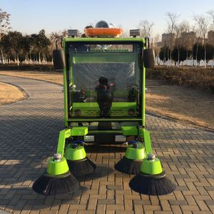 Closed Multi-functional Ride on Machine Road Cleaning <b>Industrial</b> Factory Workshop Sweeping <b>Cleaner</b> Floor Vacuum <b>Cleaner</b> Factory - Product Image 2