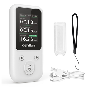 Nükleer radyasyon dedektörü dozimetre taşınabilir el Geiger sayacı X ışınları Tester şarj edilebilir radyasyon monitör metre - Product Image 1