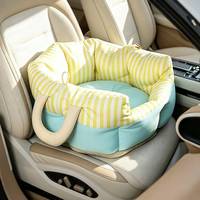 Sac de transport pour animaux de compagnie, siège auto pour chien, lit portable pour animaux, coussin de sécurité, sac de voyage pour petits chiens et chats, siège passager avant