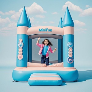 Parque de juegos para niños de interior Castillo travieso portátil Salto Castillo hinchable cuadrado con soplador para niños Pequeños puntos de Interior para el hogar - Product Image 3