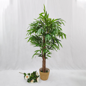 JINCHEN ARTS Árbol de <span class=keywords><strong>mango</strong></span> simulado Estilo rural Árbol <span class=keywords><strong>frutal</strong></span> Planta artificial Alambre de hierro de plástico 120cm Decoración de centro comercial - Product Image 6