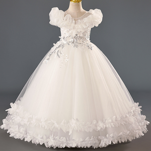 Venta caliente <span class=keywords><strong>de</strong></span> gama alta princesa Puffball vestido <span class=keywords><strong>para</strong></span> niñas Formal <span class=keywords><strong>para</strong></span> boda Piano rendimiento flor niña vestido <span class=keywords><strong>de</strong></span> <span class=keywords><strong>fiesta</strong></span> - Product Image 2