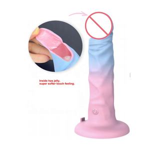 Dildo de silicona realista tamaño L, dildo eléctrico XXL con función de penetración para el punto G, para mujeres y hombres - Product Image 2