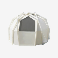 Tente gonflable de luxe de qualité supérieure Fenêtres transparentes Tente hermétique durable Tente à cabine pneumatique commerciale pour le camping