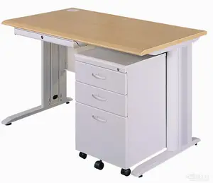 사무실 공간을위한 패널과 핫 세일 가구 단일 사무실 책상 워크 스테이션 컴퓨터 사무실 테이블