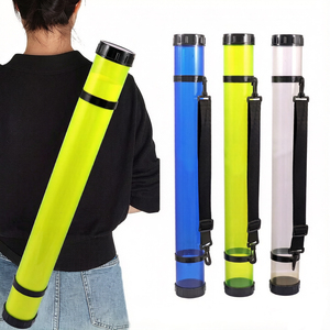 FOSKA Porte-documents portable transparent en plastique imperméable pour étudiants, architectes, designers, artistes - Product Image 1