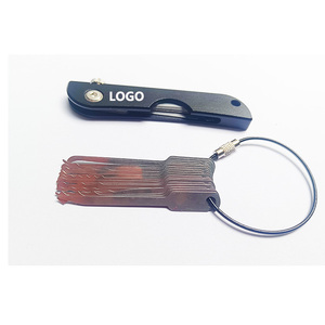 Gran oferta OEM 24 Uds. Herramienta de reparación de llaves reemplazable práctica 24 en 1 candado de acero inoxidable portátil Jackknife herramientas de cerrajería de bolsillo - Product Image 3