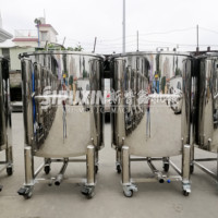 1000L Edelstahlbehälter, Flüssigkeits-/Wasserspeicherbehälter, Flüssigkeitssilo