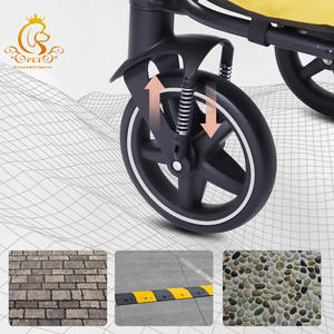 EUR PET ev hayvanı ürünü büyük köpekler arabası köpek arabası lüks 4 tekerlekler Pet köpek için yeni tasarım yüksek kalite - Product Image 4