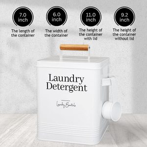 Décoration <span class=keywords><strong>de</strong></span> buanderie : <span class=keywords><strong>Distributeur</strong></span> <span class=keywords><strong>de</strong></span> feuilles <span class=keywords><strong>de</strong></span> séchage en métal et support pour dosettes <span class=keywords><strong>de</strong></span> <span class=keywords><strong>lessive</strong></span>, style ferme moderne - Product Image 3