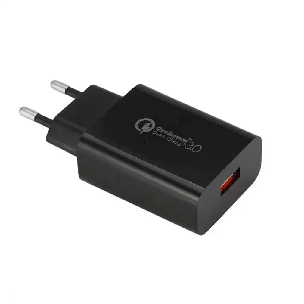 Ranking superior Reino Unido UE EE. UU. AU Adaptador de corriente Cargador de teléfono móvil QC3.0 100W Carga rápida para Samsung Cargador de pared de viaje Logotipo personalizado