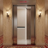 Ascenseur de villa/hôtel SL-1012 au design moderne, élégant et luxueux, avec finition artistique en panneaux d'acier de qualité supérieure