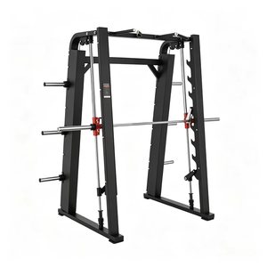Rack d'entraînement Smith soudé avec précision, construction en tube d'acier robuste, finition anti-rayures, pour salle de sport commerciale, longue durée de vie - Product Image 1