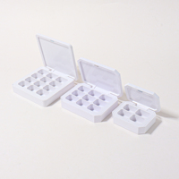 4 9 12 Farben Feste Nagellack-Verpackungsbox Kleine Tragbare Gel-Nagellack-Box Builder-Gel-Behälter für Nagelgel