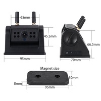 Cámara WiFi inteligente de seguridad de punto ciego de coche de marcha atrás magnética Firecore con monitor de 7 pulgadas cámara de montacargas con monitor