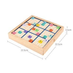 Jouet d'intelligence pour enfants, jeu de société en bois, maths, <span class=keywords><strong>Sudoku</strong></span>, nouveau produit, - Product Image 4