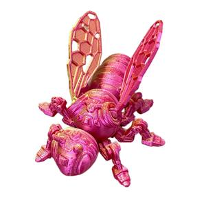 3D impreso vidrio mecánico abeja abejorro ornamento congelado tema 1/12 escala juguetes hechos a mano - Product Image 3