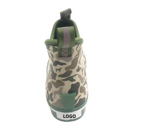 Nouveau Camo Pattern Printing Women Deck Marine Rain Boots avec doublure en polaire isolée - Product Image 4
