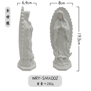 Custom la benedetta vergine <span class=keywords><strong>maria</strong></span> nostra signora <span class=keywords><strong>di</strong></span> Guadalupe statua in resina Jesus Joseph tavolo statua religiosa - Product Image 2
