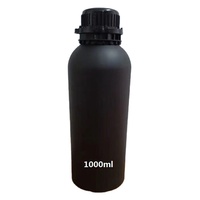 Botella de aluminio de metal de pared simple con logotipo impreso personalizado de 1L para aceites esenciales y productos químicos