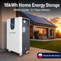 Batterie LiFePO4 Grade A 16kWh 51.2V 324Ah IP65 CAN 8000 Cycles Entrepôt UE Pologne Sans TVA Expédition Rapide Programme Revendeur B2B