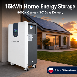 แบตเตอรี่ LiFePO4 เกรด A ขนาด 16kWh 51.2V 324Ah IP65 CAN 8000 รอบการใช้งาน คลังสินค้า EU โปแลนด์ ไม่มีภาษีมูลค่าเพิ่ม จัดส่งเร็ว โปรแกรมตัวแทนจำหน่าย B2B - Product Image 1