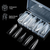 75 moules à ongles doubles pour extension d'ongles, réutilisables, pour polygel, acrylique et gel, outils de manucure rapide pour extension de gel UV