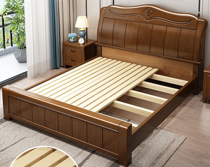 Factory Wholesale <b>Storage</b> <b>Bed</b> Frame Wooden Modern Furniture Size King <b>Double</b> Wood <b>Beds</b> MU11 <b>Storage</b> <b>Bed</b> MU11 - Product Image 6