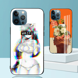 Nouvelle conception d'étui en verre trempé <span class=keywords><strong>personnalisé</strong></span> pour iPhone 17, support <span class=keywords><strong>de</strong></span> dropshipping, <span class=keywords><strong>coque</strong></span> <span class=keywords><strong>de</strong></span> téléphone - Product Image 1