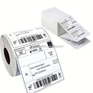 Etiquetas Adhesivas Industriales Personalizables de Fábrica para Impresora Térmica, Etiquetas RFID 4x6, Holográficas de PP para Cosméticos y Vino - Product Image 1