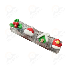 Juguete de Descompresión con Diseño Luminoso de Tecla <span class=keywords><strong>3D</strong></span> Estilo Cristal de Dibujos Animados, Servicios de Mecanizado No CNC, Personalizable OEM con Logotipo Personalizado - Product Image 4