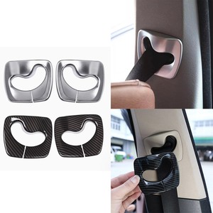 2 piezas de embellecedores de hebilla de cinturón de seguridad ABS para <span class=keywords><strong>BMW</strong></span> Serie 5 F10 2011-2017, accesorios - Product Image 1