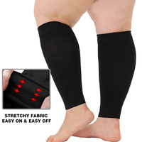 Manchons de compression médicale pour mollets 20-30 mmHg, favorisent la circulation sanguine, chaussettes anti-embolie TED pour la prévention de la TVP