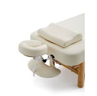Table de massage en bois pour spa, lit de soin du visage avec armoire de rangement et tiroirs, repose-tête réglable pour salon de beauté, clinique, hôtel