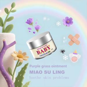 Pomada de hierbas naturales suaves OEM para la comodidad de la piel del bebé y el soporte para la erupción del pañal, chupete para la piel infantil - Product Image 5