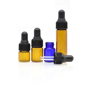 Hổ phách Nước Hoa Thủy Tinh Mẫu lọ 1ml2ml 3ml 5ml với ống nhỏ giọt rò rỉ-proof cap mini xách tay tinh dầu chai - Product Image 5