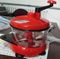 Multifunctionele plastic handmatige voedselprocessor, snijmachine, mixer, blender, garde, eiwitseparator, milieuvriendelijk, makkelijk schoon te maken