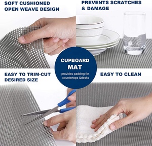Tapete de Cocina Antideslizante de PVC Moderno, Revestimiento para Estantes, No Adhesivo, Duradero, Ecológico, Reutilizable, No Tóxico, Revestimiento para Cajones y Cajas de Herramientas - Product Image 4