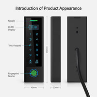 Control de Acceso Inteligente WiFi Tuya con Pantalla OLED Impermeable y Huella Dactilar PST-CFD3, Precio al por Mayor