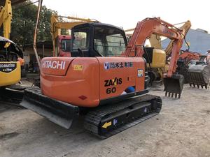 Miniexcavadora usada japonesa Hitachi Zx60 de alta calidad, barata y buena, maquinaria usada de movimiento de tierras sobre orugas - Product Image 4