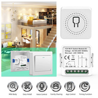 Module de relais intelligent WiFi Bluetooth mini Touchmi Tuya 2 voies 1/2/3/4 gangs DIY