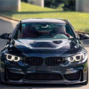 สำหรับ BMW ซีรีส์ 3 F30/M3 F80 ซีดาน ชุดแต่งสเกิร์ตหน้าคาร์บอนไฟเบอร์ทรง V ปี 2013-2019 - Product Image 6