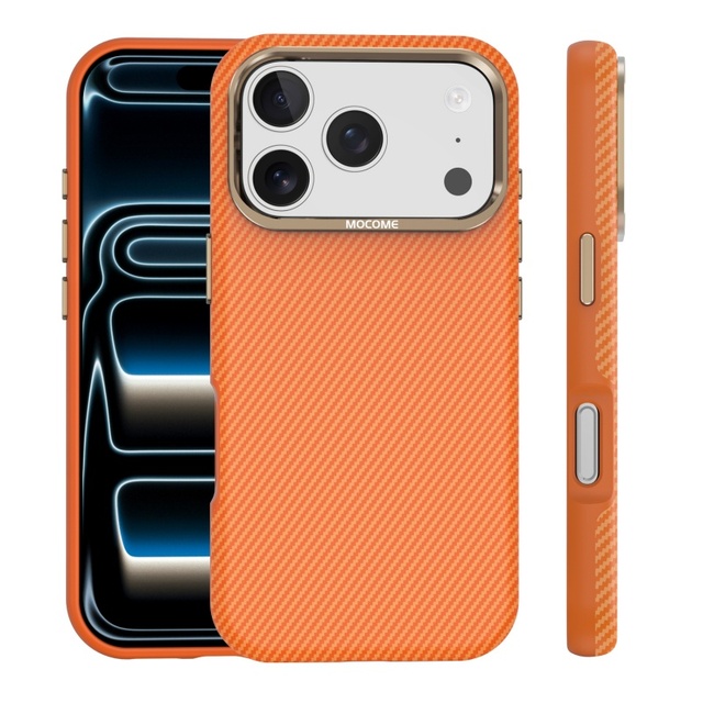 Luxury Carbon Fiber Texture Magnetic Leather Phone Case for iPhone 17 14 15 16 Pro Max 17 Air Wireless Charging Protective Cover