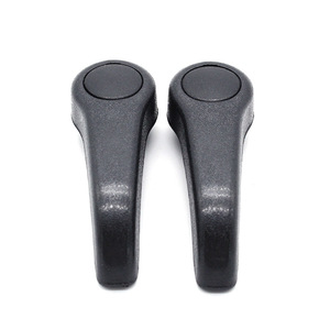 Manijas de ajuste de asiento 7701470827 7701205708 para Renault Clio Mk2, plástico negro gris - Product Image 1