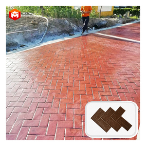 Tampon d'estampage de ciment en silicone et caoutchouc Moule pour <span class=keywords><strong>béton</strong></span> Moule pour carrelage et galets en ciment coloré Moule pour pavés - Product Image 2