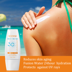 Crème solaire minérale à l'aloe vera biologique SPF 30, label privé, beurre de karité, glycérine, hydratante, protection UV pour tous - Product Image 3