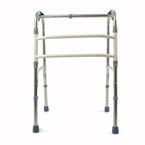 Aide à la marche en acier inoxydable réglable en hauteur pour personnes âgées, plusieurs tailles, fonctionnement manuel - Product Image 1
