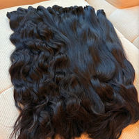 Ekstensi Rambut Peru Mentah Grade 15A, Gelombang Alami, Tidak Diolah, 100% Rambut Manusia Virgin, Gelombang Alami Super Double Drawn, Satu Bundel