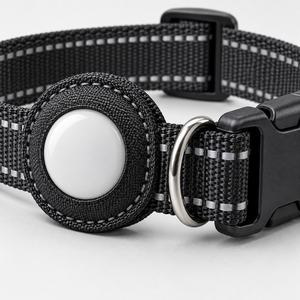Collar Reflectante Ajustable para Mascotas con Soporte para AirTag, para Perros y Gatos, Accesorio Antipérdida para Rastreo de Mascotas - Product Image 2
